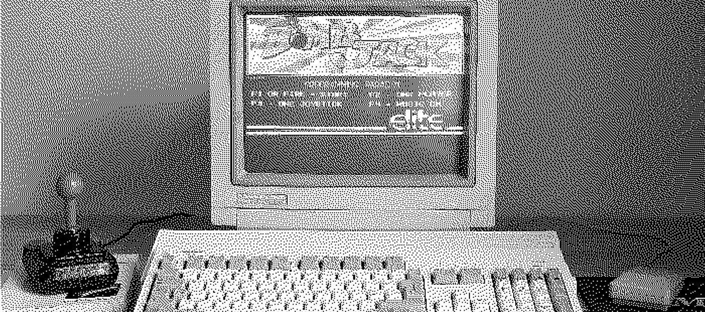 Photo of an old computer